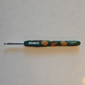 Hal The Jack O Lantern Woobles Crochet Hook with Pumpkin Design